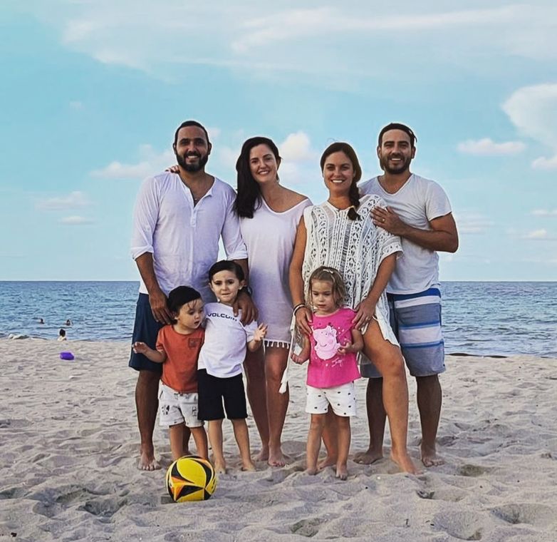 Family beach day